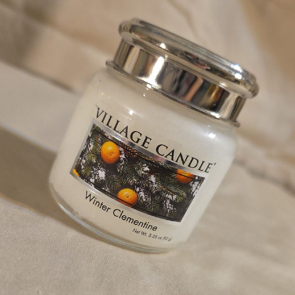 Village Candle Winter Clementine Jar Candle